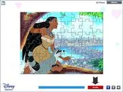 Pocahontas Jigsaw Puzzle free online game with multiple difficulty levels