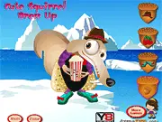 Playing My Cute Squirrel Dress Up free online game, styling a squirrel with outfits and accessories