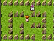 Screenshot of Unlimited Maze Levels online game showing a simple line maze and the starting point, free puzzle game