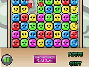 Jelly Pop Match 3 online game with colorful jelly candies being swapped and popped, free puzzle game