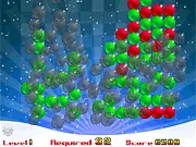 Christmas Crush Flash online game with colorful holiday baubles puzzle