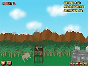 Operation Elephant game screenshot, elephant commandos being dropped into a prison to fight enemies, play free action strategy game online