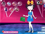 Cute Party Dresses free online game, dress up sweet girl Kara, choose party outfit and accessories