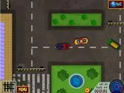 Superhero Racer free online car racing game on PlayArcadeHub, selecting a superhero car for a race