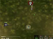 D-Strike free online game screen showing a round fighter in a multiplayer arena battle