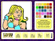Play Lutu Barbarian Colouring free online art game to color the Lutu Warrior character
