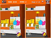 Play Interior Room Difference online game free - Spot the ten differences in the room