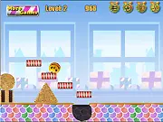 Save The Candies free online physics puzzle game, pumpkins in traps