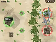 Play Airborne Wars free online strategy game. Move soldiers to occupy bases, missile silos, and paratroop stations while attacking enemy bases.