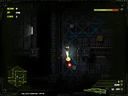 Outpost free online game - Player character shooting alien monsters in a dark, top-down view