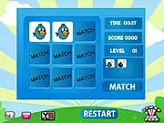 Play Perfect Angry Birds Memory free online, matching pairs game, memory skill test with wild cards
