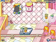 Kukoo Machines free online time-management game - Serving burgers and fast food to demanding customers