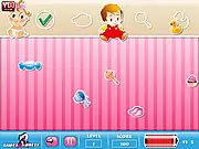 Play Baby Crush online, free matching puzzle game for kids, drag and drop toys