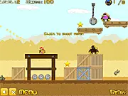 Fupa Babies free online action game featuring stylized insects and the three-bird shooting mechanic