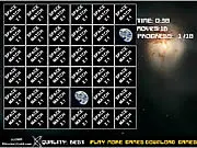 Playing the free online memory game Space Match, trying to find matching pairs of cosmic-themed cards