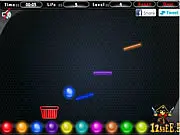 Neon Ballz free online game, play color matching ball game, fast reaction game, falling ball arcade challenge