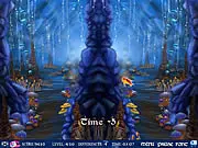 Screenshot of the Ocean Fantasy Difference online game showing two side-by-side underwater images with coral and fish