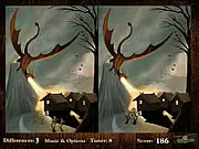 Playing the free online puzzle game The Dragon and The Wizard Differences, looking for changes in a fantasy scene