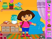 Playing Dora Room Decor free online design game on PlayArcadeHub