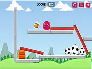 Loki Toki free online game character jumping to catch nuts while avoiding spikes on a platforming level
