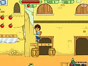 Diego Crystal Adventure game key art showing Diego holding an onyx crystal in a jungle-like setting