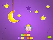 Jolly Pop free online sliding puzzle game with hedgehog and stars