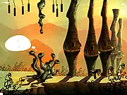 Free online game The Wok Adventure, an arcade platformer where the hero must protect the legendary wok cooking pan.