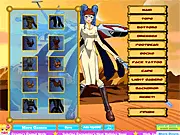 Emerald: The Apprentice Free Online game image showing the female apprentice wielding a glowing lightsaber and channeling the Force