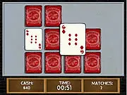 Mix N Match online game screen showing a grid of face-down memory cards ready to be matched against a timer