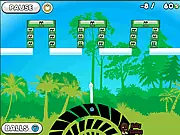 Play Clausus free online physics puzzle game, shooting blocks off the stage, collect stars to unlock new balls