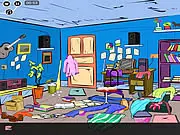 Chaotic Room Escape free online point-and-click puzzle game on PlayArcadeHub