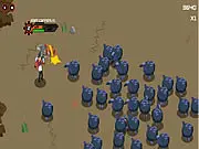 Generator Rex Evo-Showdown free online game, Rex fighting a giant EVO monster with the BFS weapon