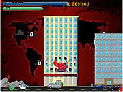 Hellbound Rampage free online action game, total destruction of vehicles and structures, chaotic arcade gameplay