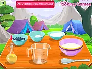 Blueberry Muffins recipe online, picture of baked blueberry muffins with crumble topping, easy cooking guide