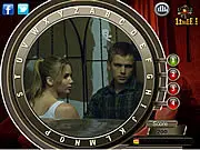 House at the End of the Street online game screenshot, finding hidden alphabet letters in mysterious house images, free online hidden object game