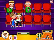 Munch N Movies online time management serving game play free theater snacks