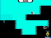 Play Flipnaut free online on PlayArcadeHub, Hardcore platformer game screenshot with character flipping gravity to avoid spikes