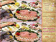 Delicious Foods Differences online free game spot 7 differences food pictures