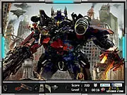 Transformers Dark of the Moon Hidden Objects online game find items free sci-fi puzzle