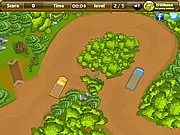 Timber Lorry Parking free online game, driving a heavy logging truck, challenging truck parking simulation screenshot