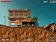 Money Truck free online physics driving game screenshot showing a truck carrying money on a bumpy road