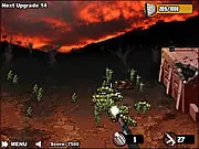 Rebel Fortress Survival game screenshot showing a soldier defending a fortress against an attack by jeeps and tanks