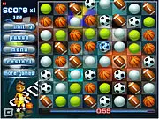 Play Sport Matching free online, classic match 3 game, get combos, challenge against time, sports puzzle