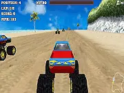 Monster Race 3D, off-road racing game, monster truck stunts