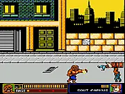 Abobo's Big Adventure free online beat 'em up game, fighting pixelated NES enemies, Abobo on a rage quest on PlayArcadeHub