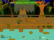 Play Crocs And Gators online, free home defense game with funny reptile enemies and strategic tower placement on PlayArcadeHub