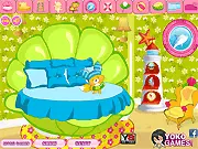 Bed Doll House Decoration free online game design bedroom interior furniture makeover PlayArcadeHub