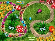 Critter Zapper free online marble shooter game where you match and shoot bugs with a cannon