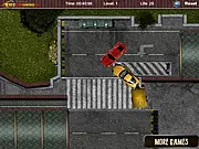 Trailer Parking Simulator free online game screenshot - difficult driving with a car and towable trailer