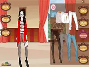 Long Cardigan Fashion dress-up game showing a girl wearing a stylish layered outfit featuring a long cardigan